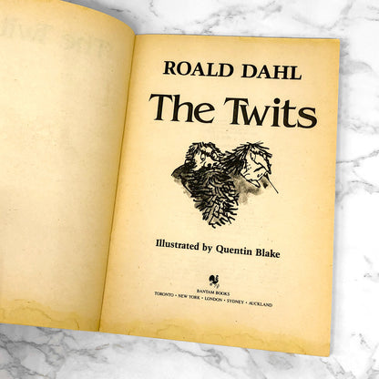 The Twits by Roald Dahl [FIRST PAPERBACK EDITION] 1982 • Bantam