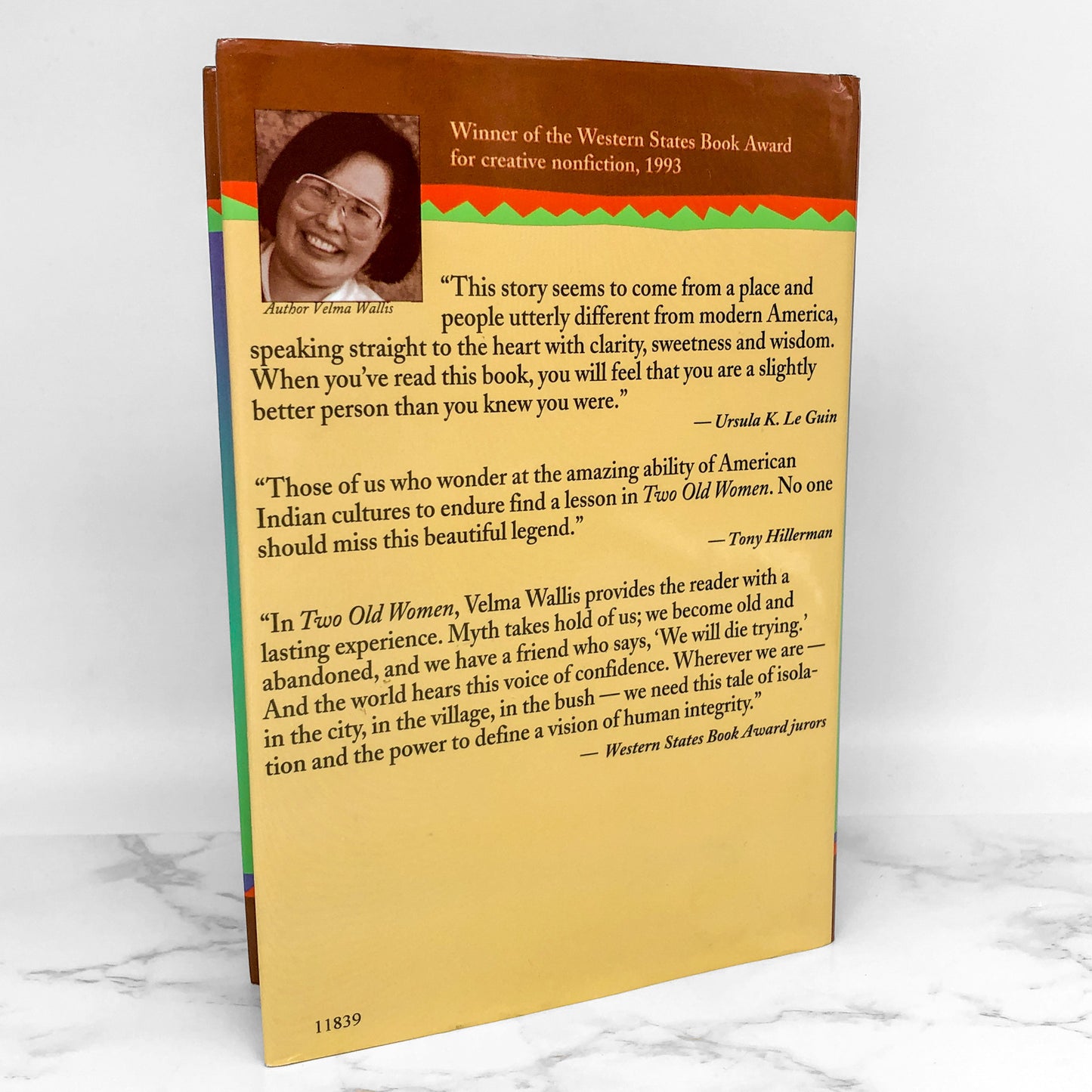 Two Old Women: An Alaskan Legend of Betrayal, Courage & Survival by Velma Wallis [1993 BCE HARDCOVER]