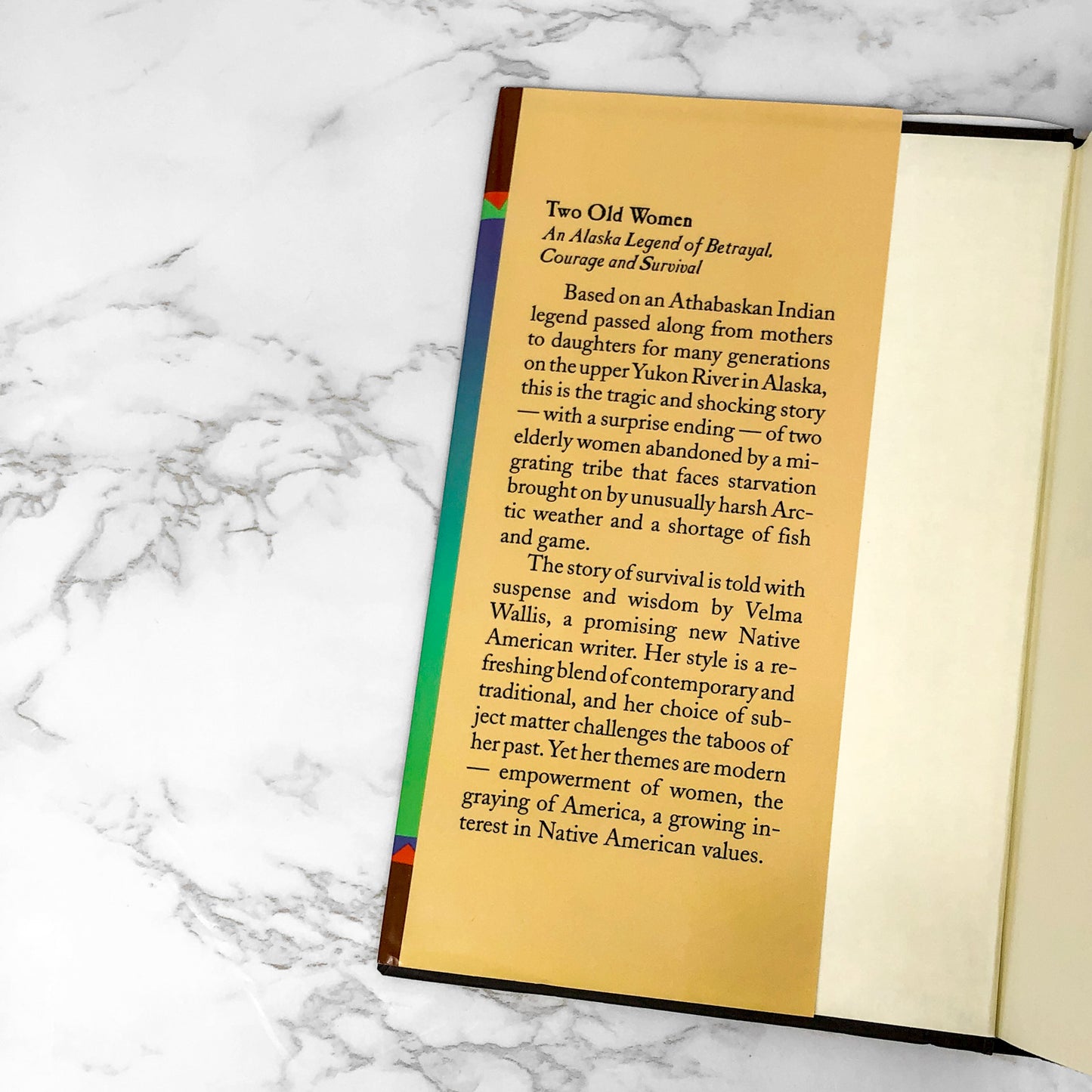 Two Old Women: An Alaskan Legend of Betrayal, Courage & Survival by Velma Wallis [1993 BCE HARDCOVER]