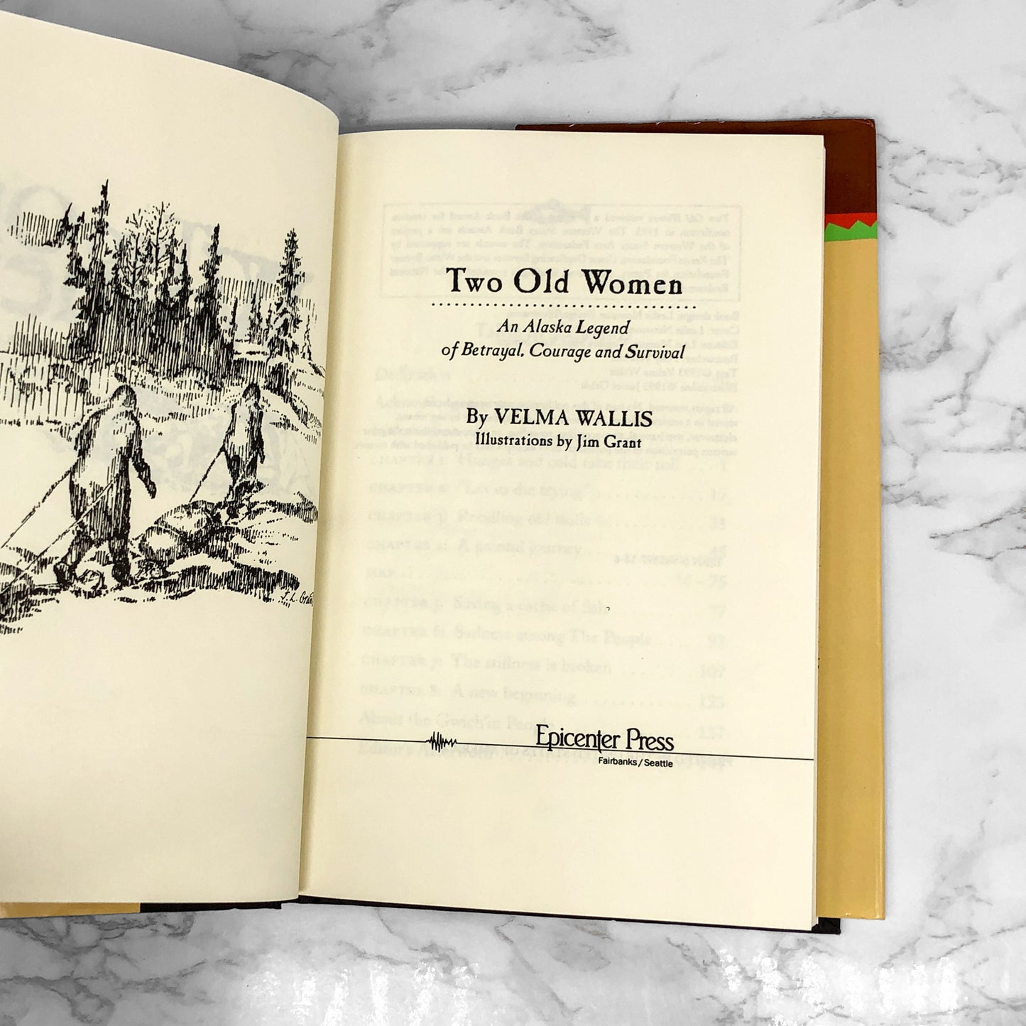 Two Old Women: An Alaskan Legend of Betrayal, Courage & Survival by Velma Wallis [1993 BCE HARDCOVER]