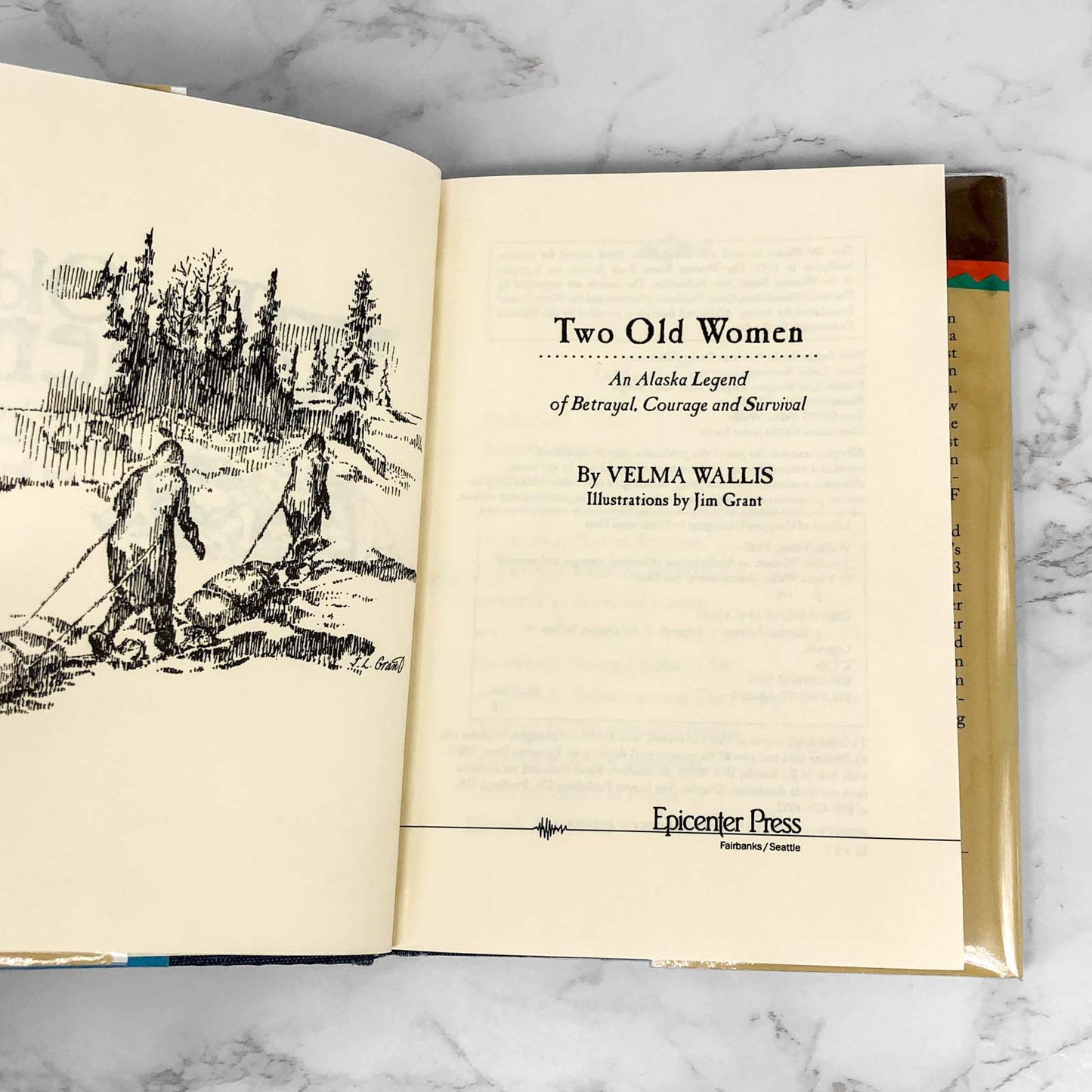 Two Old Women: An Alaskan Legend of Betrayal, Courage & Survival by Velma Wallis [FIRST EDITION] 1993