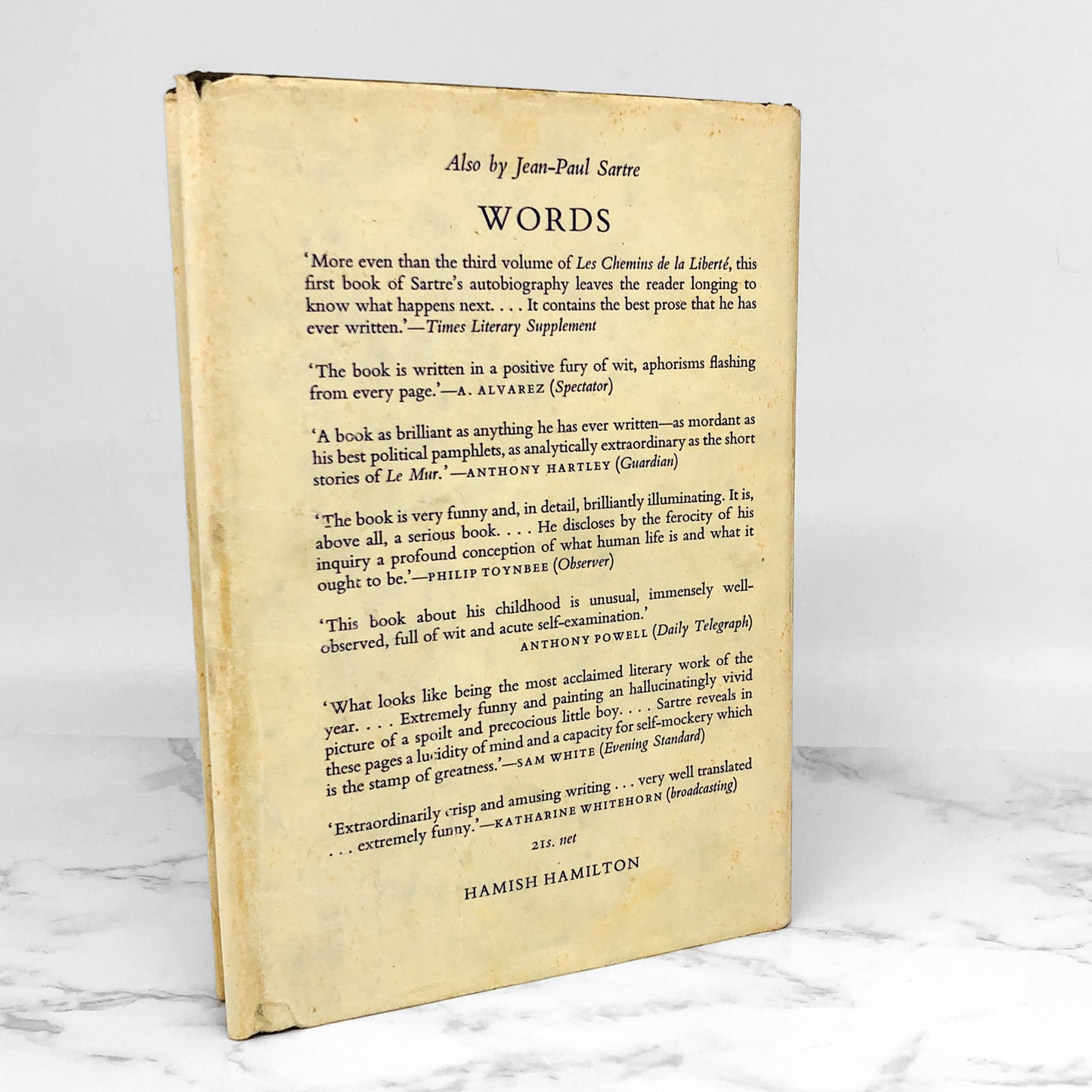 Two Plays: The Flies (Les Mouches) & In Camera (Huis Clos) by Jean-Paul Sartre [U.K. FIRST EDITION] 8th Impression ❧ 1969
