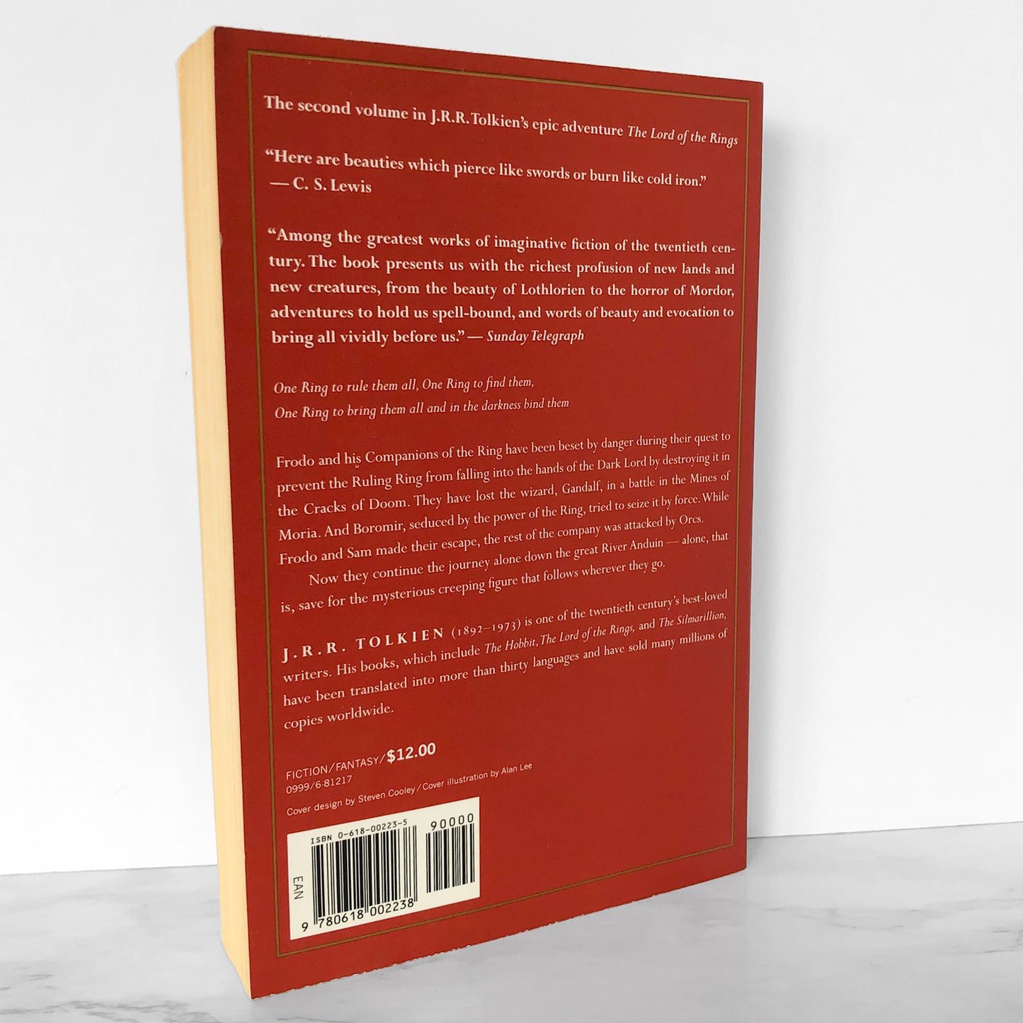 Lord of the Rings: The Two Towers by J.R.R. Tolkien [1994 TRADE PAPERBACK]