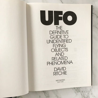 UFO: The Definitive Guide to Unidentified Flying Objects and Related Phenomena by David Ritchie [FIRST EDITION] - Bookshop Apocalypse