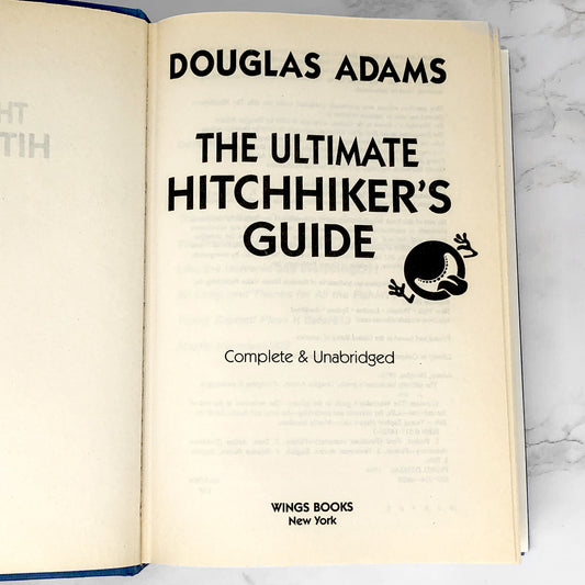 The Ultimate Hitchhiker's Guide: 5 Novels by Douglas Adams [1996 HARDCOVER OMNIBUS]