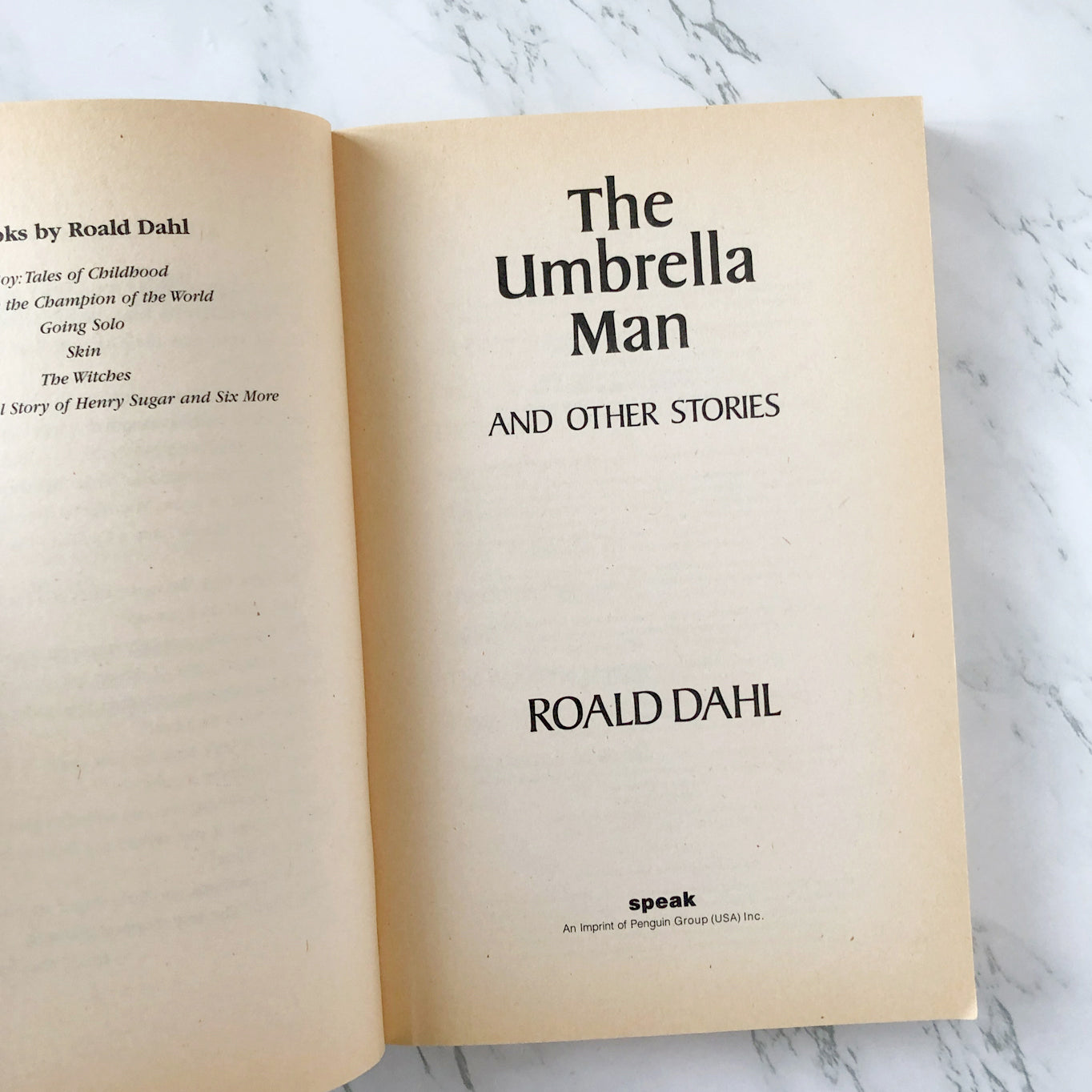 The Umbrella Man & Other Stories by Roald Dahl [TRADE PAPERBACK / 2003]
