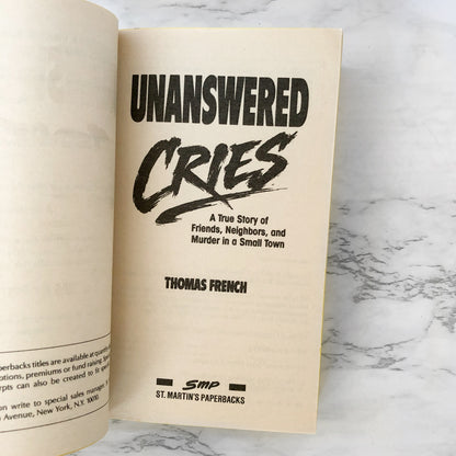 Unanswered Cries by Thomas French [1992 PAPERBACK]