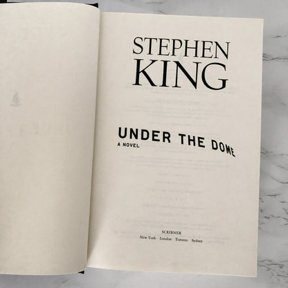 Under The Dome by Stephen King [FIRST EDITION / FIRST PRINTING]