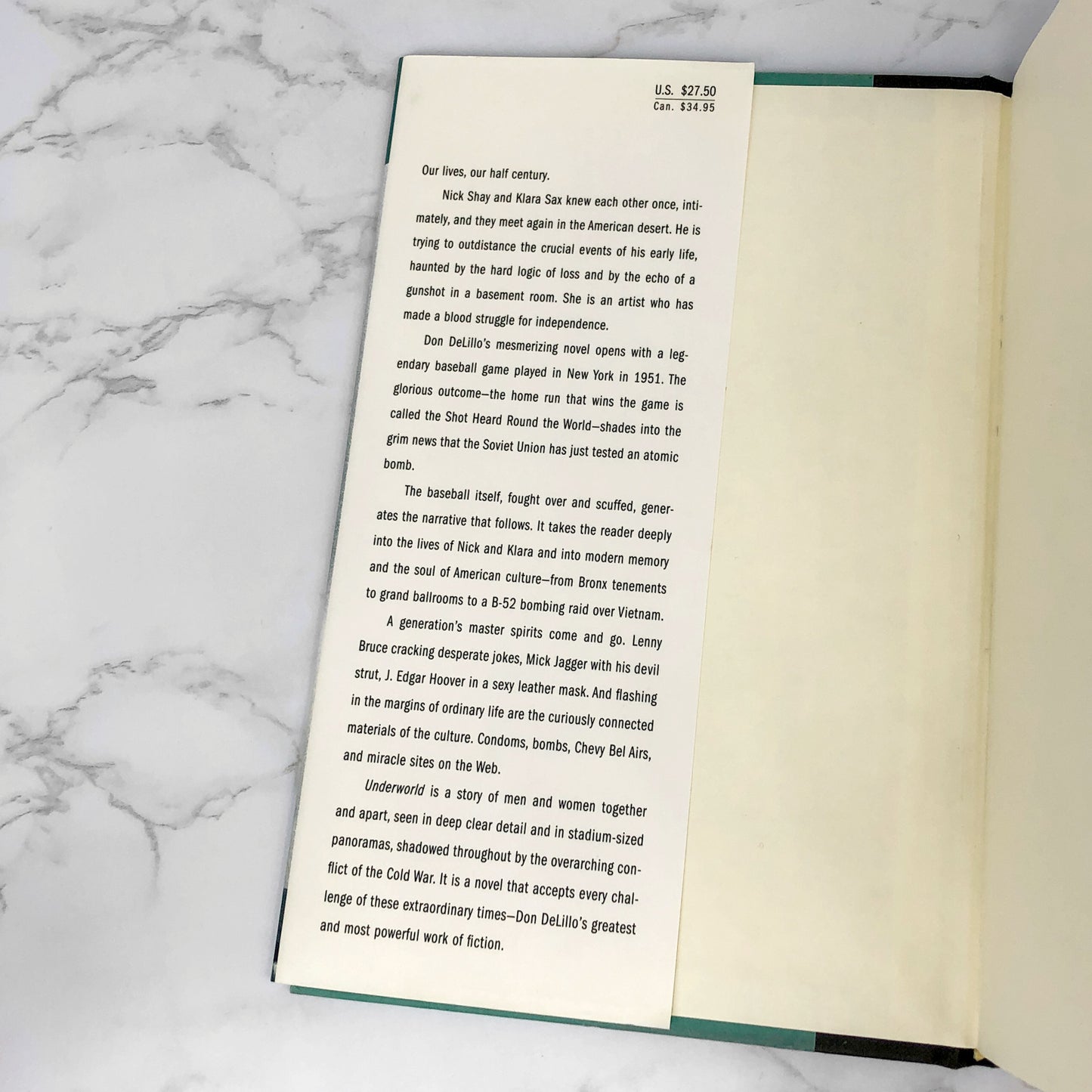 Underworld by Don Delillo [FIRST EDITION] 1997