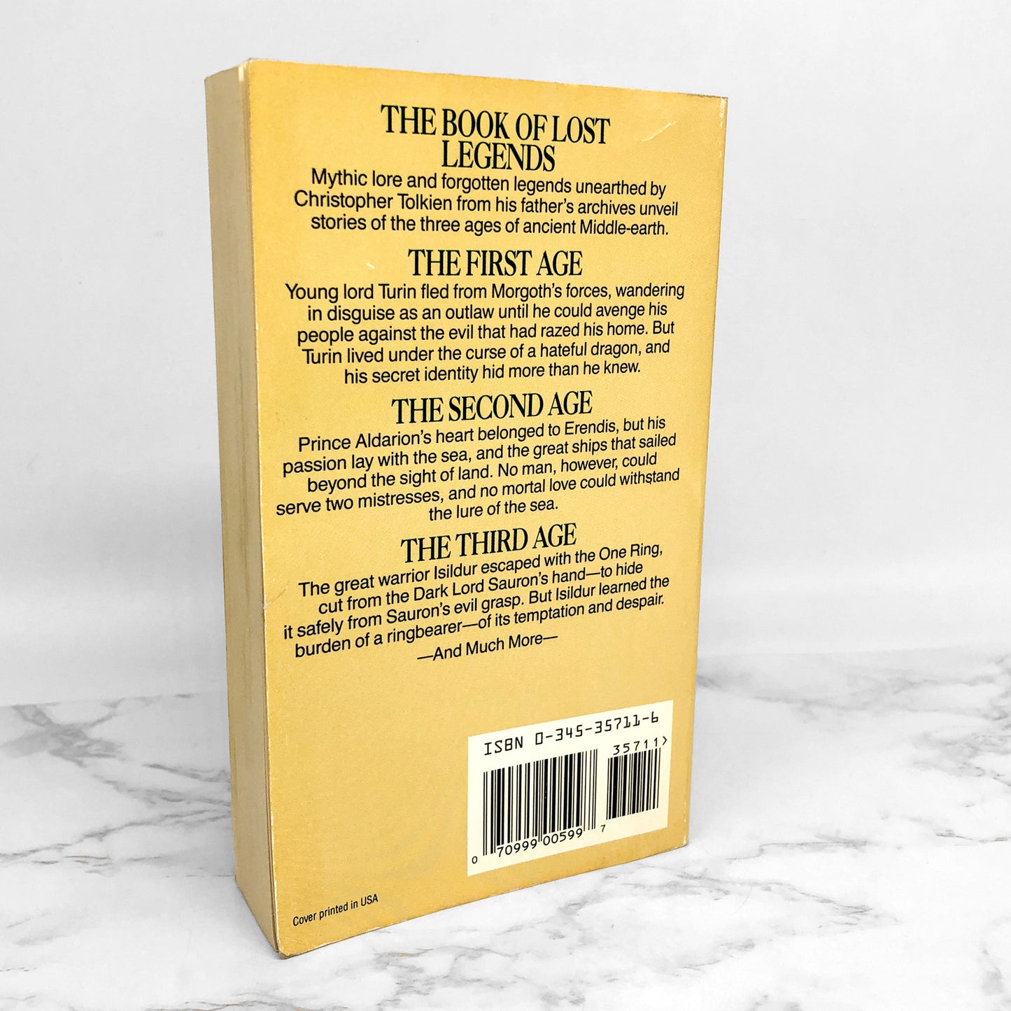 Unfinished Tales by J.R.R. Tolkien [1988 PAPERBACK] • Ballantine