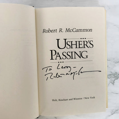 Usher's Passing by Robert R. McCammon SIGNED! [FIRST EDITION / 1984]