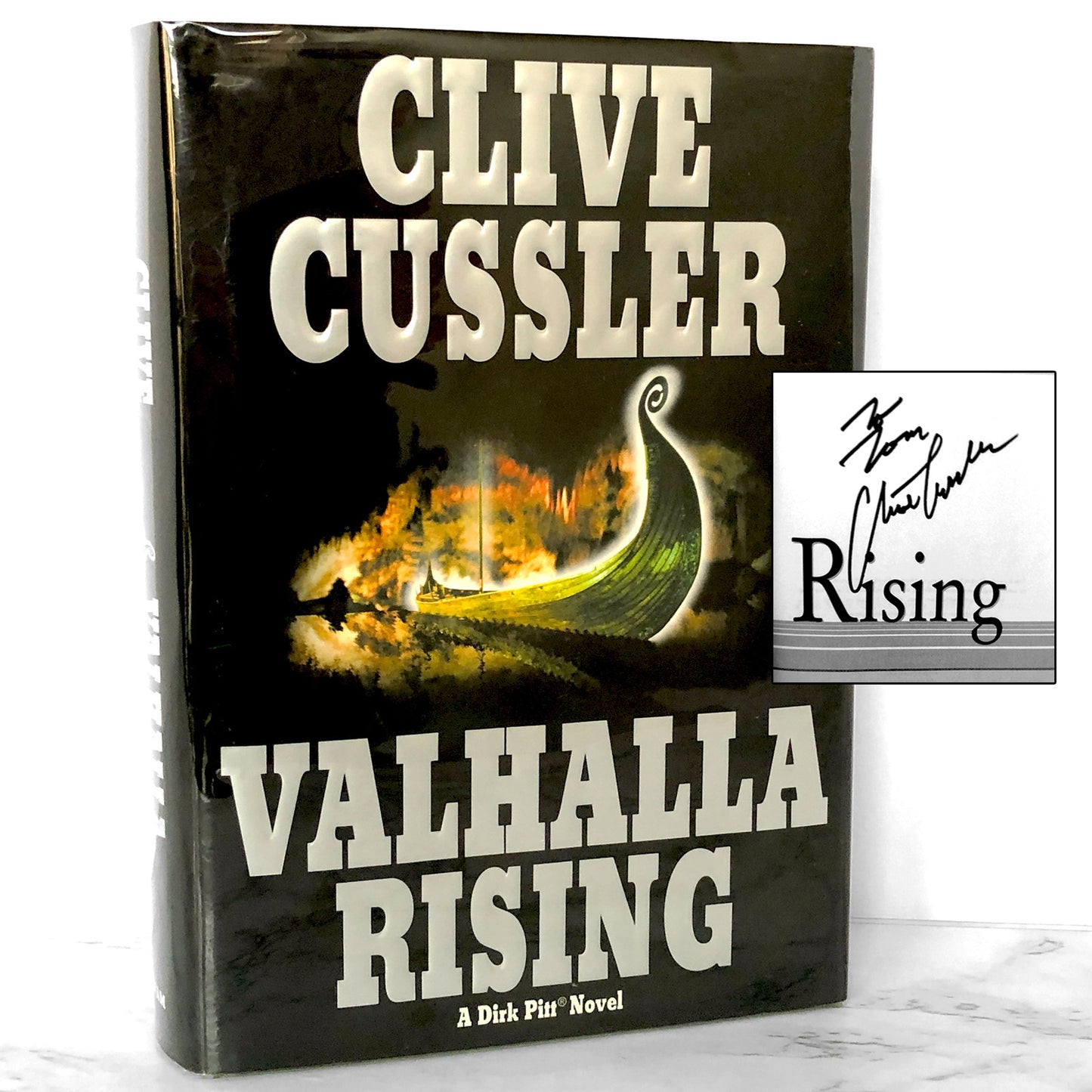 Valhalla Rising by Clive Cussler SIGNED! [FIRST EDITION / FIRST PRINTING] 2001