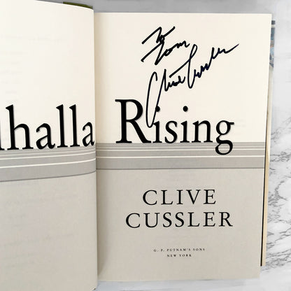 Valhalla Rising by Clive Cussler SIGNED! [FIRST EDITION / FIRST PRINTING] 2001