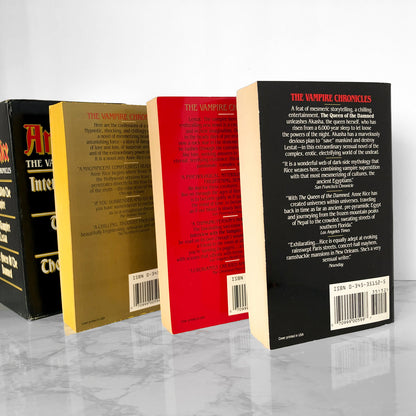 The Vampire Chronicles by Anne Rice [1989 PAPERBACK BOX SET] - Bookshop Apocalypse