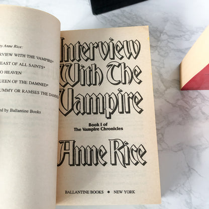 The Vampire Chronicles by Anne Rice [1989 PAPERBACK BOX SET] - Bookshop Apocalypse