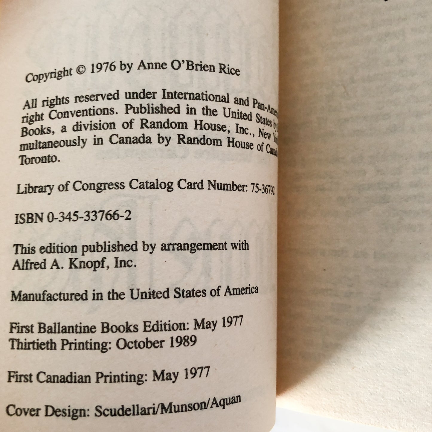 The Vampire Chronicles by Anne Rice [1989 PAPERBACK BOX SET] - Bookshop Apocalypse