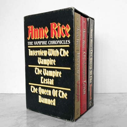 The Vampire Chronicles by Anne Rice [1989 PAPERBACK BOX SET] - Bookshop Apocalypse