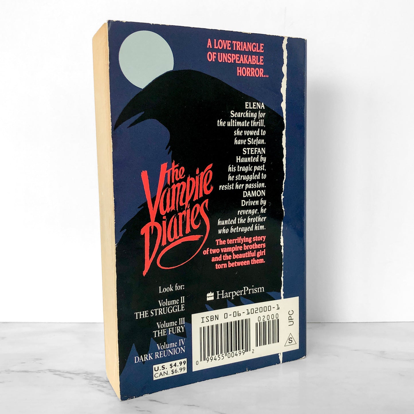 The Vampire Diaries Vol I: The Awakening by L.J. Smith [PRISM PAPERBACK / 1999]