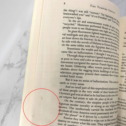 The Vampire Lestat by Anne Rice [FIRST EDITION] 14th Printing  ❧ 1992