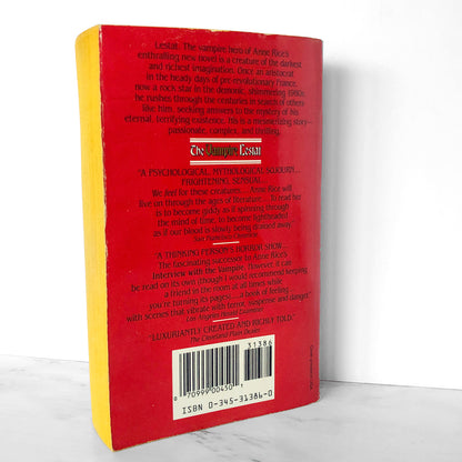 The Vampire Lestat by Anne Rice [FIRST PAPERBACK PRINTING / 1986]