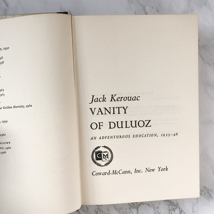 Vanity of Duluoz by Jack Kerouac [FIRST EDITION] - Bookshop Apocalypse