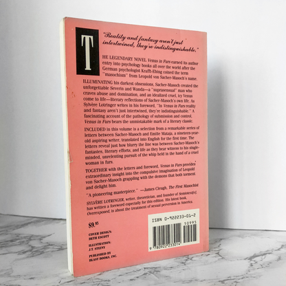 Venus in Furs & Selected Letters by Leopold von Sacher-Masoch - Bookshop Apocalypse