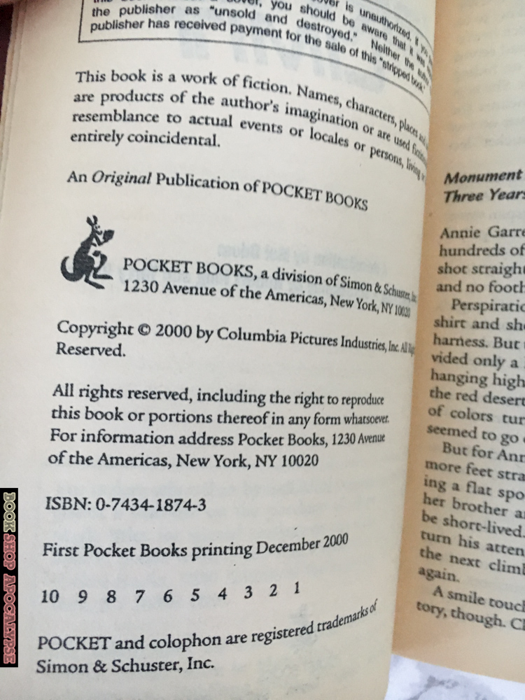 Vertical Limit by Mel Odom - Bookshop Apocalypse