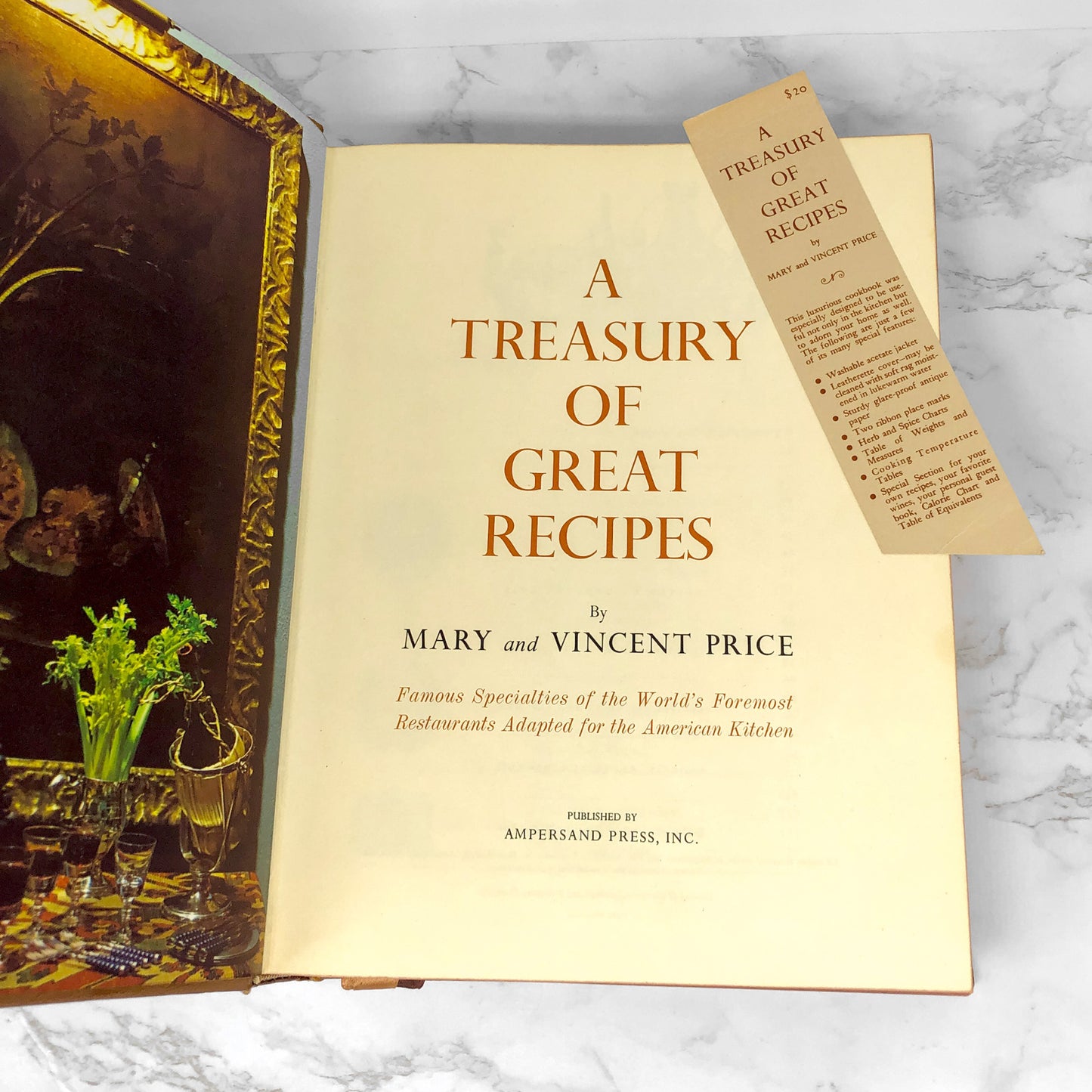 A Treasury of Great Recipes by Vincent Price & Mary Price [FIRST EDITION • FIRST PRINTING] 1965