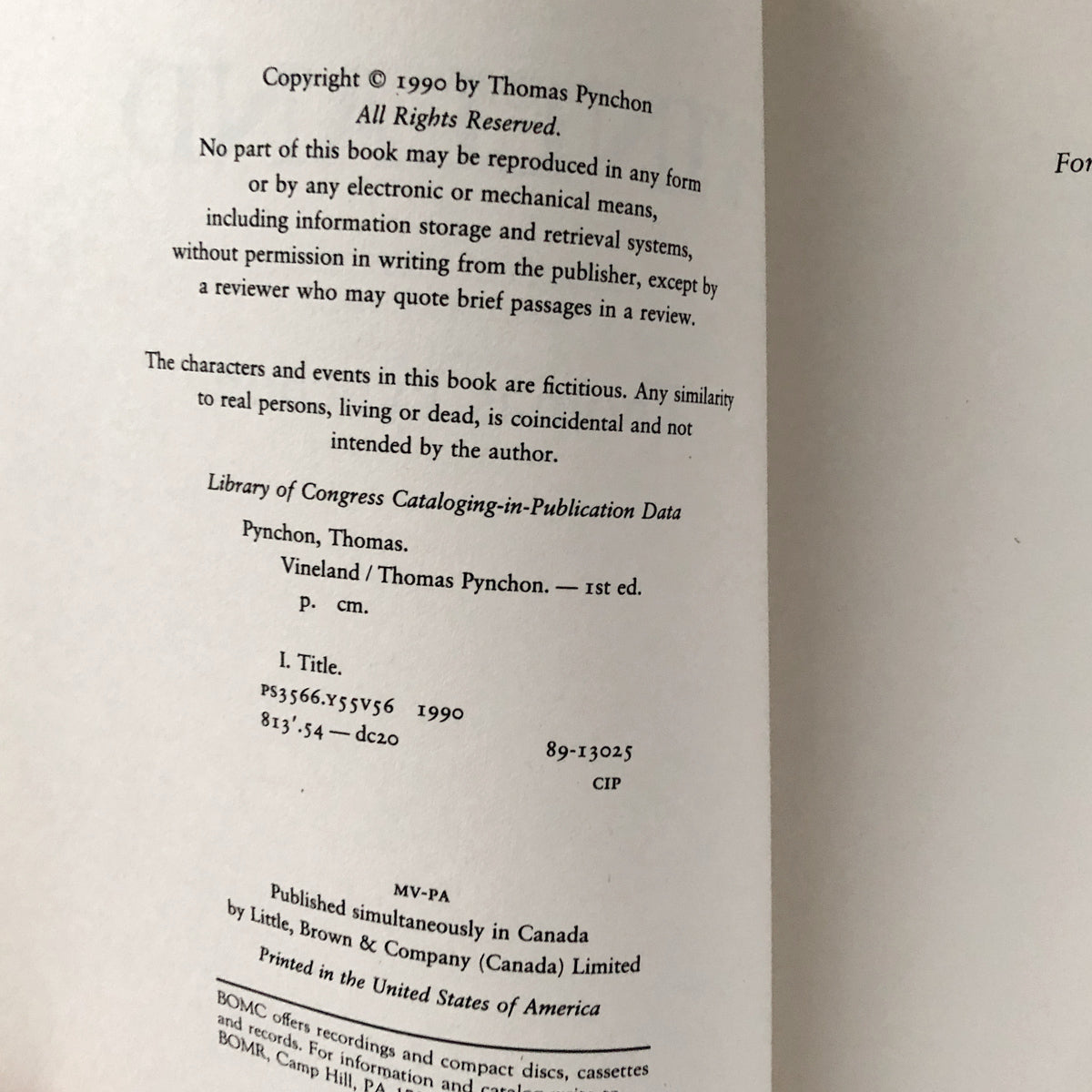 Vineland by Thomas Pynchon [TRADE PAPERBACK] - Bookshop Apocalypse