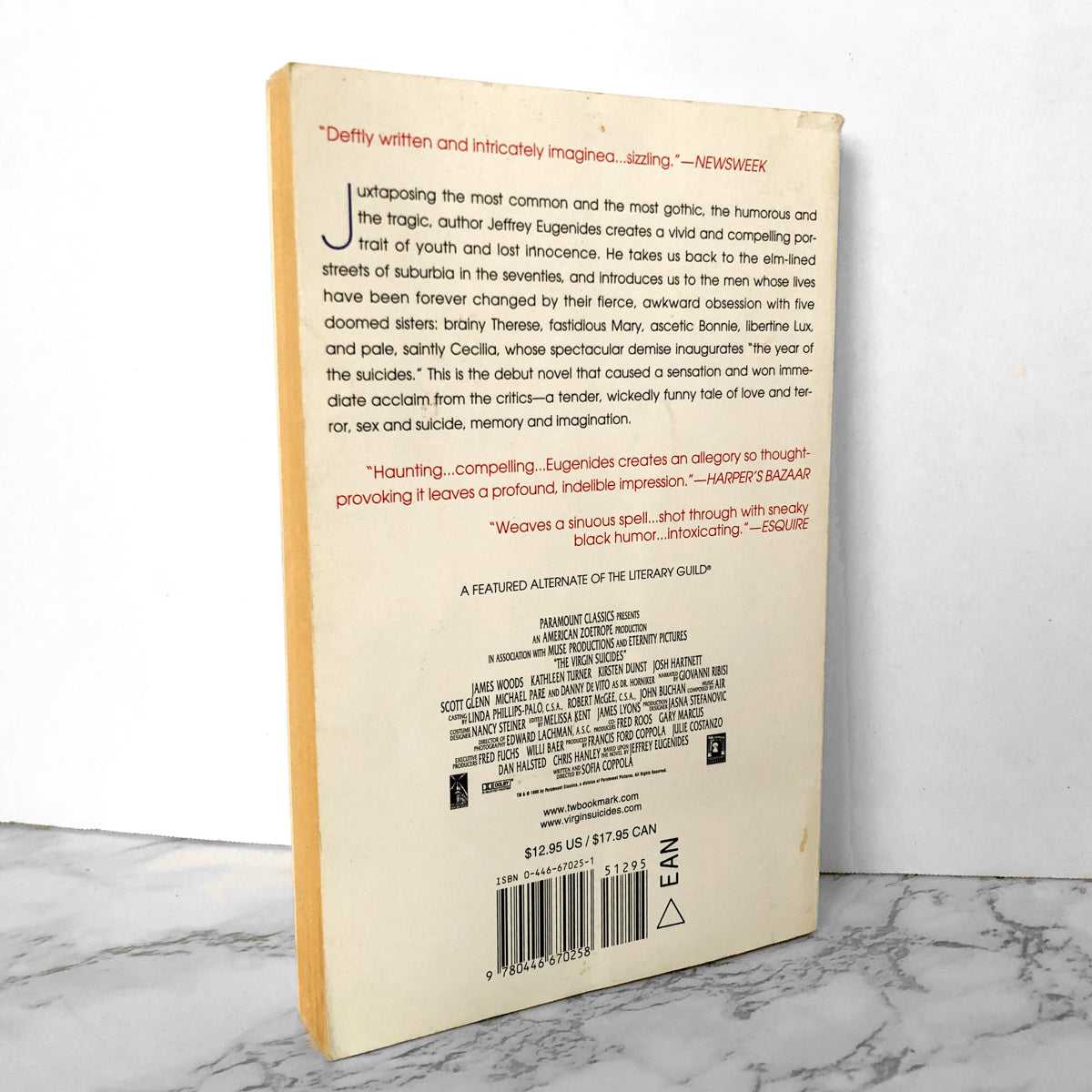 The Virgin Suicides by Jeffrey Eugenides [TRADE PAPERBACK / 1999] - Bookshop Apocalypse