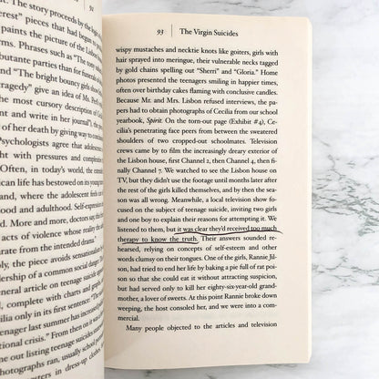 The Virgin Suicides by Jeffrey Eugenides [TRADE PAPERBACK]