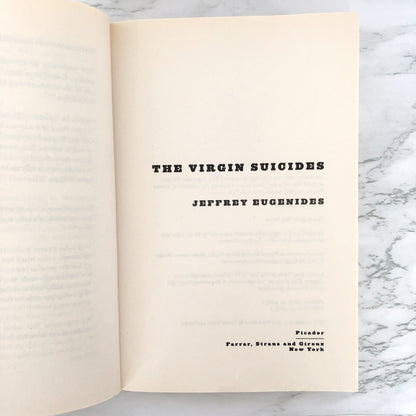 The Virgin Suicides by Jeffrey Eugenides [TRADE PAPERBACK]