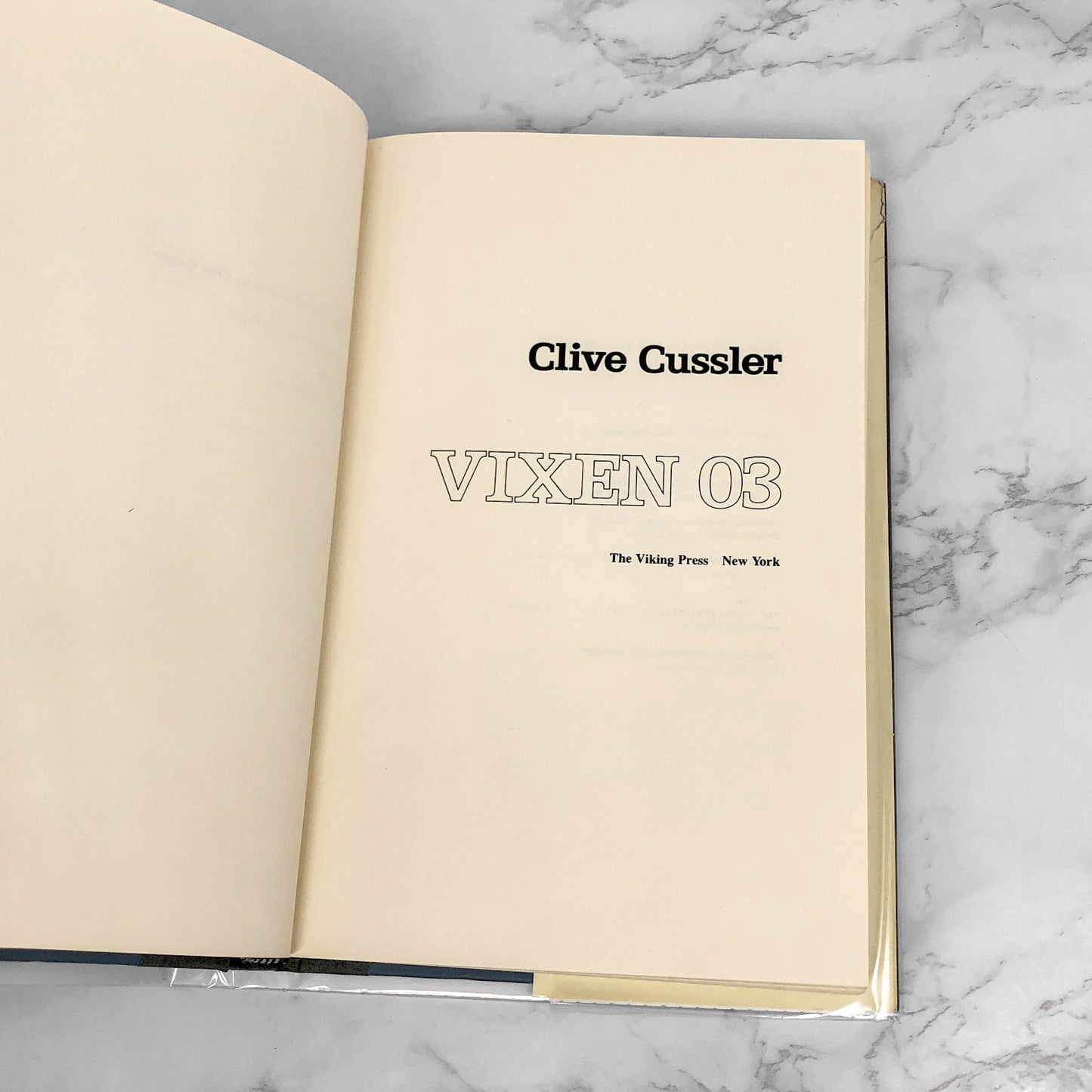 Vixen 03 by Clive Cussler [FIRST EDITION • FIRST PRINTING] 1978