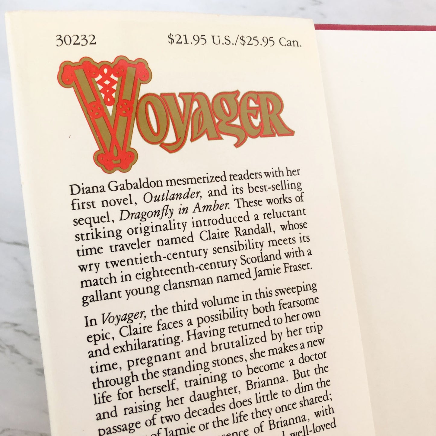 Voyager by Diana Gabaldon [FIRST EDITION] Outlander #3