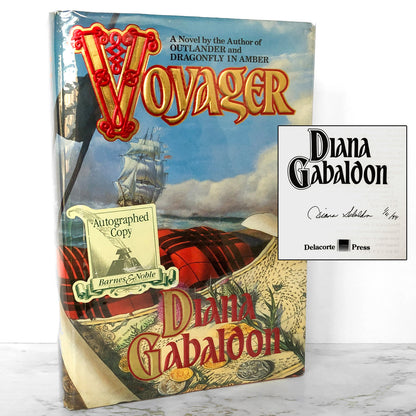 Voyager by Diana Gabaldon SIGNED! [FIRST EDITION] 1994 Outlander #3