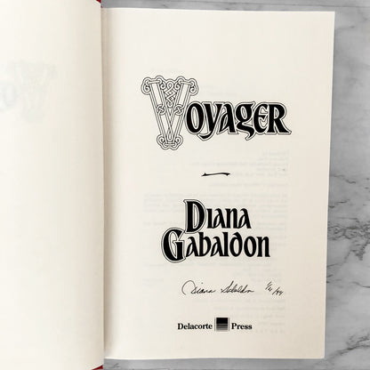 Voyager by Diana Gabaldon SIGNED! [FIRST EDITION] 1994 Outlander #3