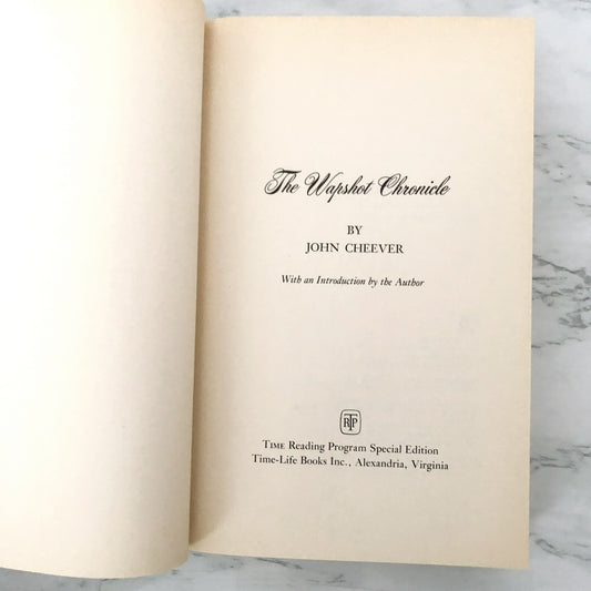The Wapshot Chronicle by John Cheever [TRADE PAPERBACK / 1982]