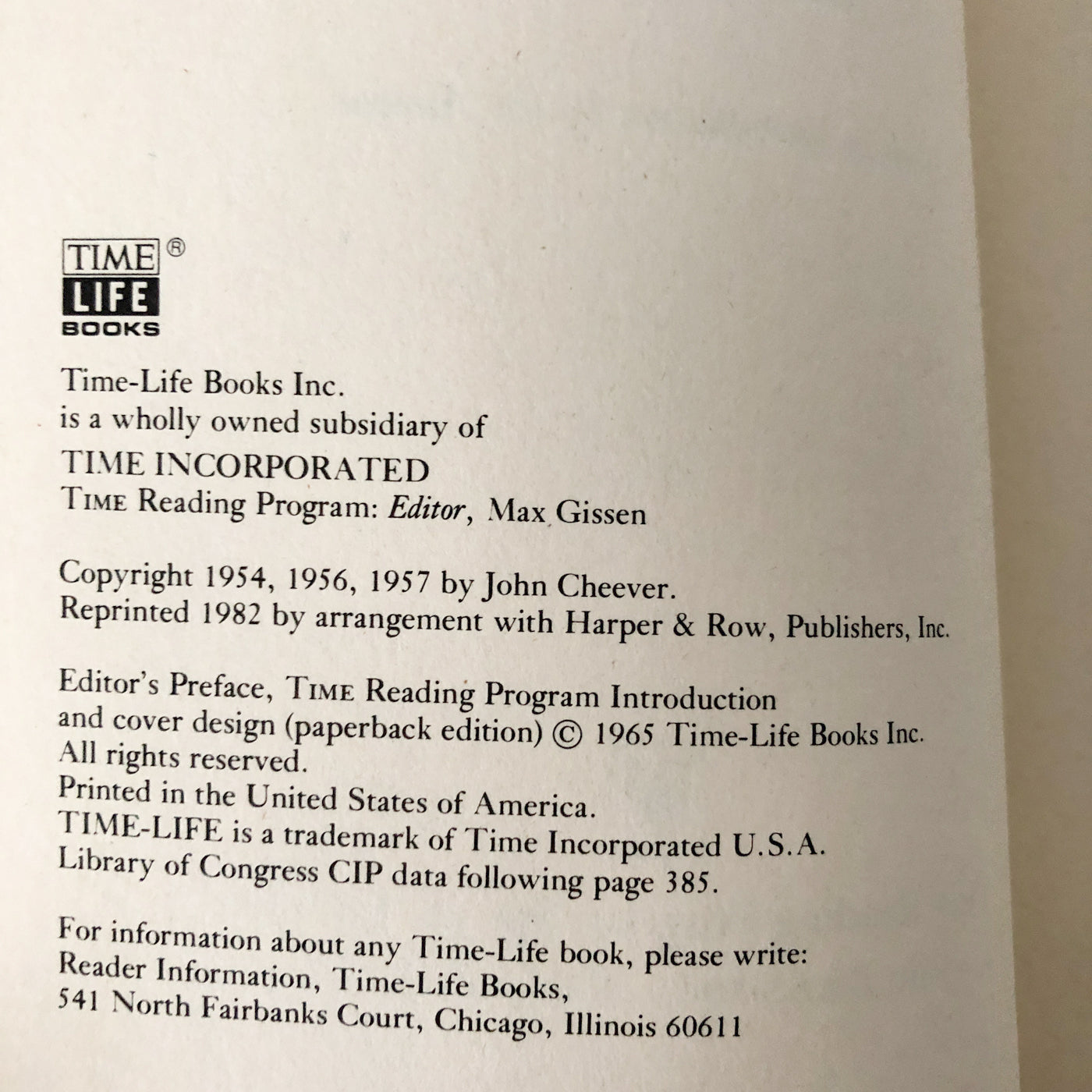 The Wapshot Chronicle by John Cheever [TRADE PAPERBACK / 1982]