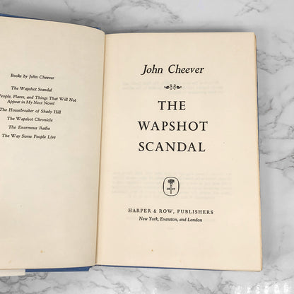 The Wapshot Scandal by John Cheever [FIRST EDITION] 1964