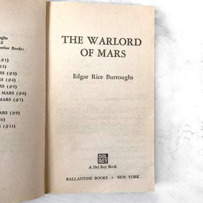 The Warlord of Mars by Edgar Rice Burroughs [1982 PAPERBACK]