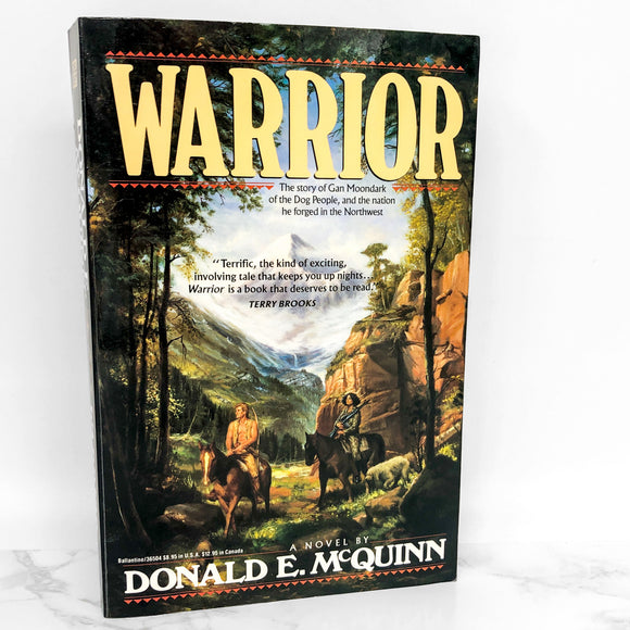Warrior by Donald E. McQuinn [FIRST EDITION / FIRST PRINTING] 1990