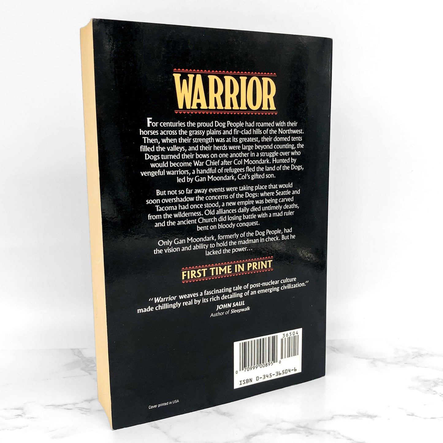 Warrior by Donald E. McQuinn [FIRST EDITION / FIRST PRINTING] 1990