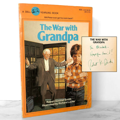 The War With Grandpa by Robert Kimmel Smith SIGNED! [1984 FIRST PAPERBACK PRINTING]