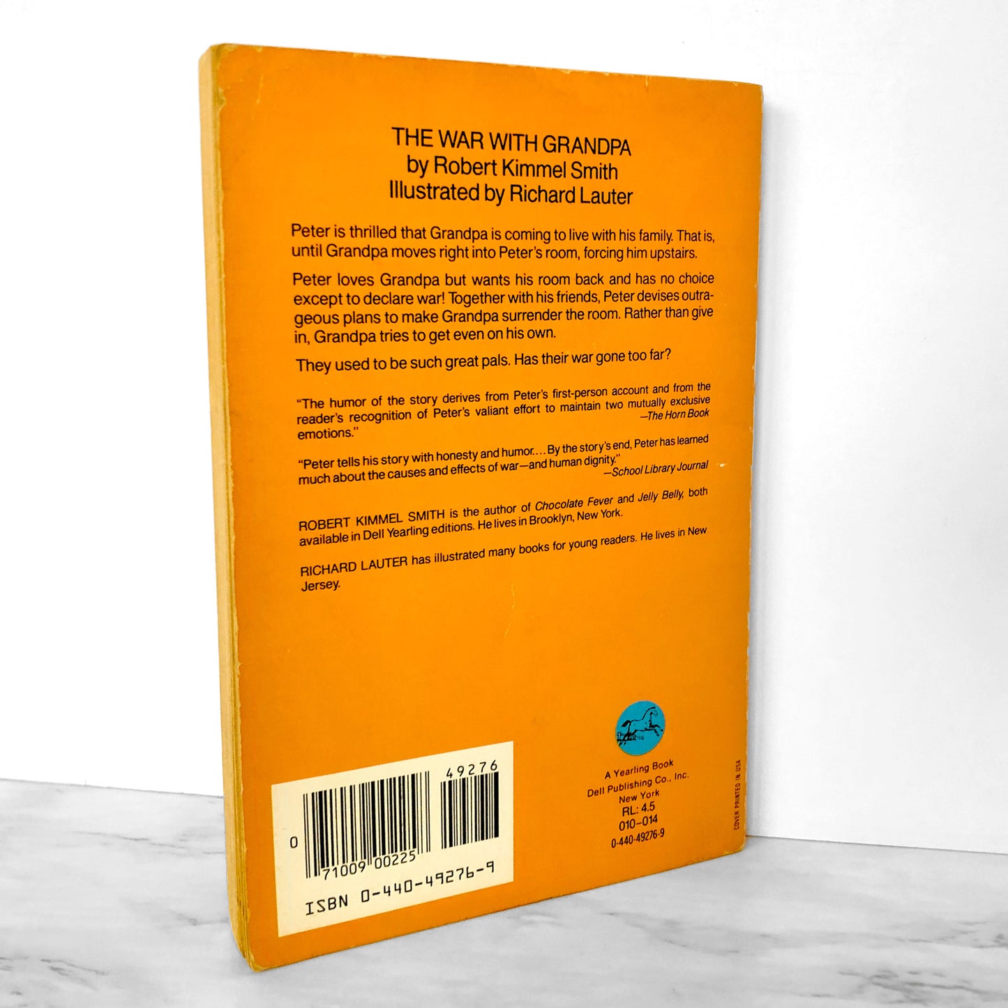 The War With Grandpa by Robert Kimmel Smith SIGNED! [1984 FIRST PAPERBACK PRINTING]