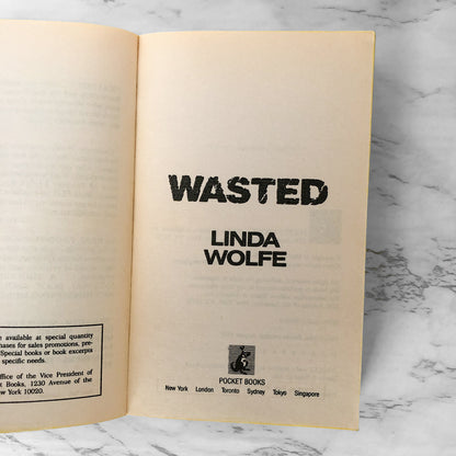 Wasted: The Preppie Murder by Linda Wolfe [FIRST PAPERBACK PRINTING / 1990]