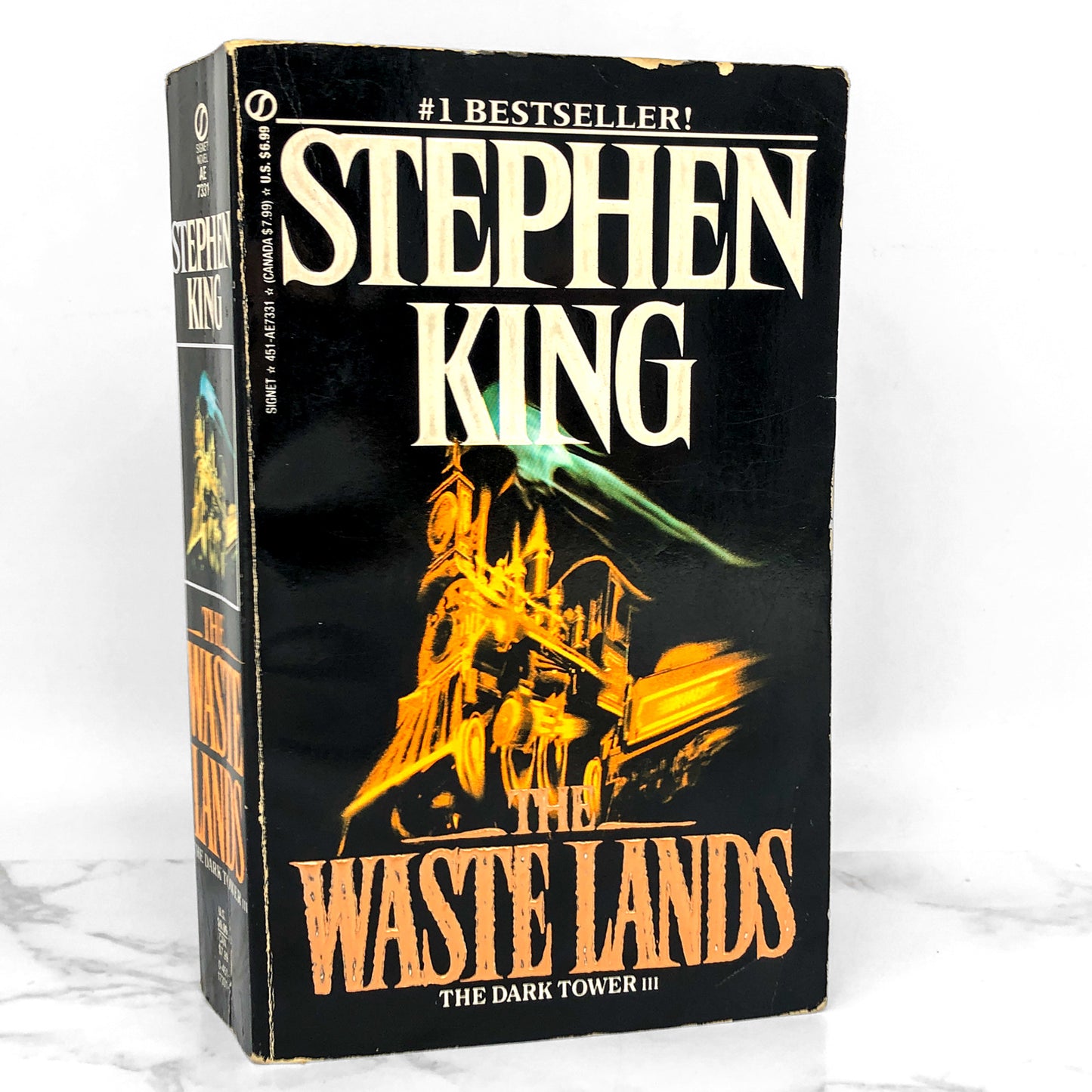 The Dark Tower III: The Waste Lands by Stephen King [FIRST SIGNET PRINTING] 1993