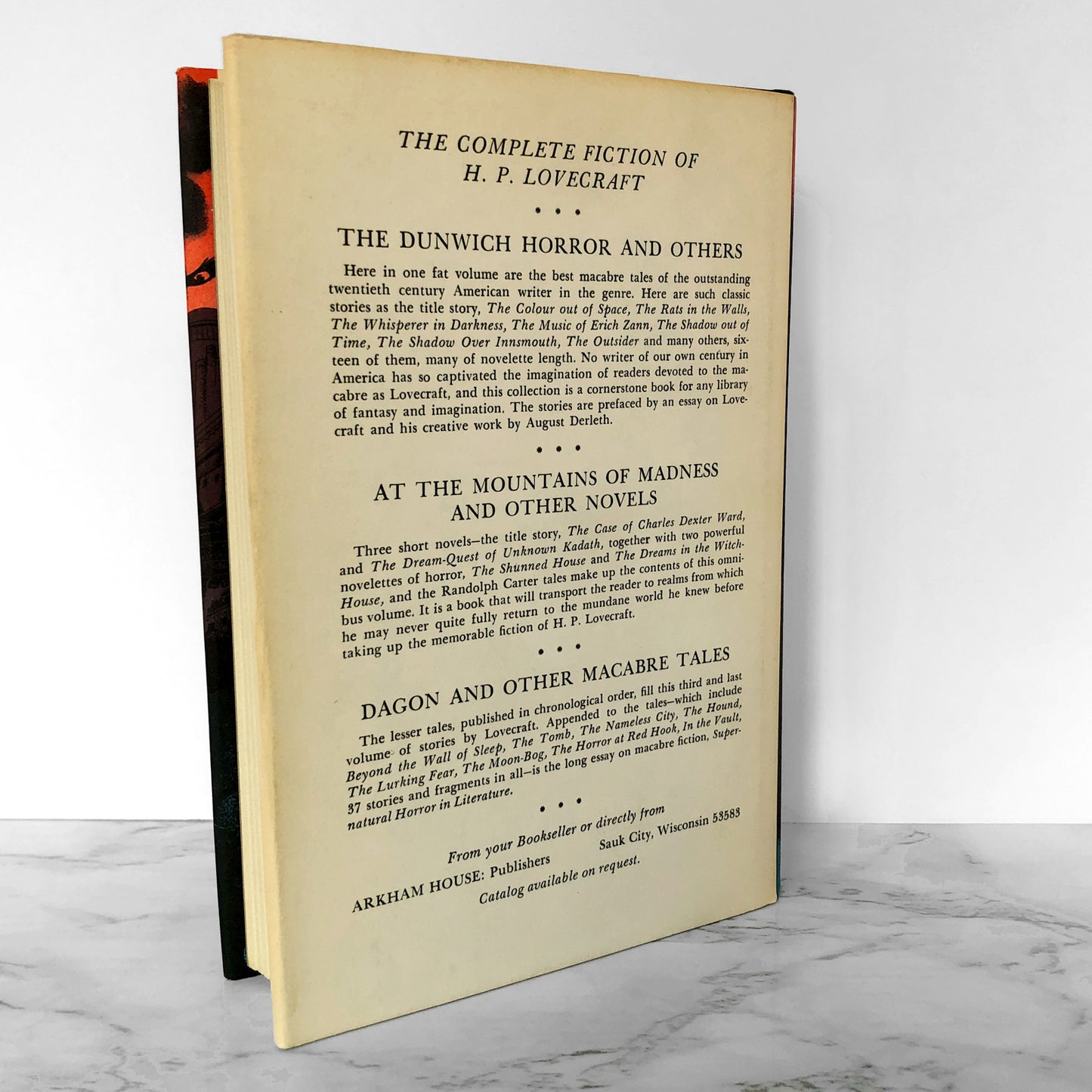 The Watchers Out of Time & Others by H.P. Lovecraft & August Derleth [FIRST EDITION / FIRST PRINTING] Arkham House / 1974