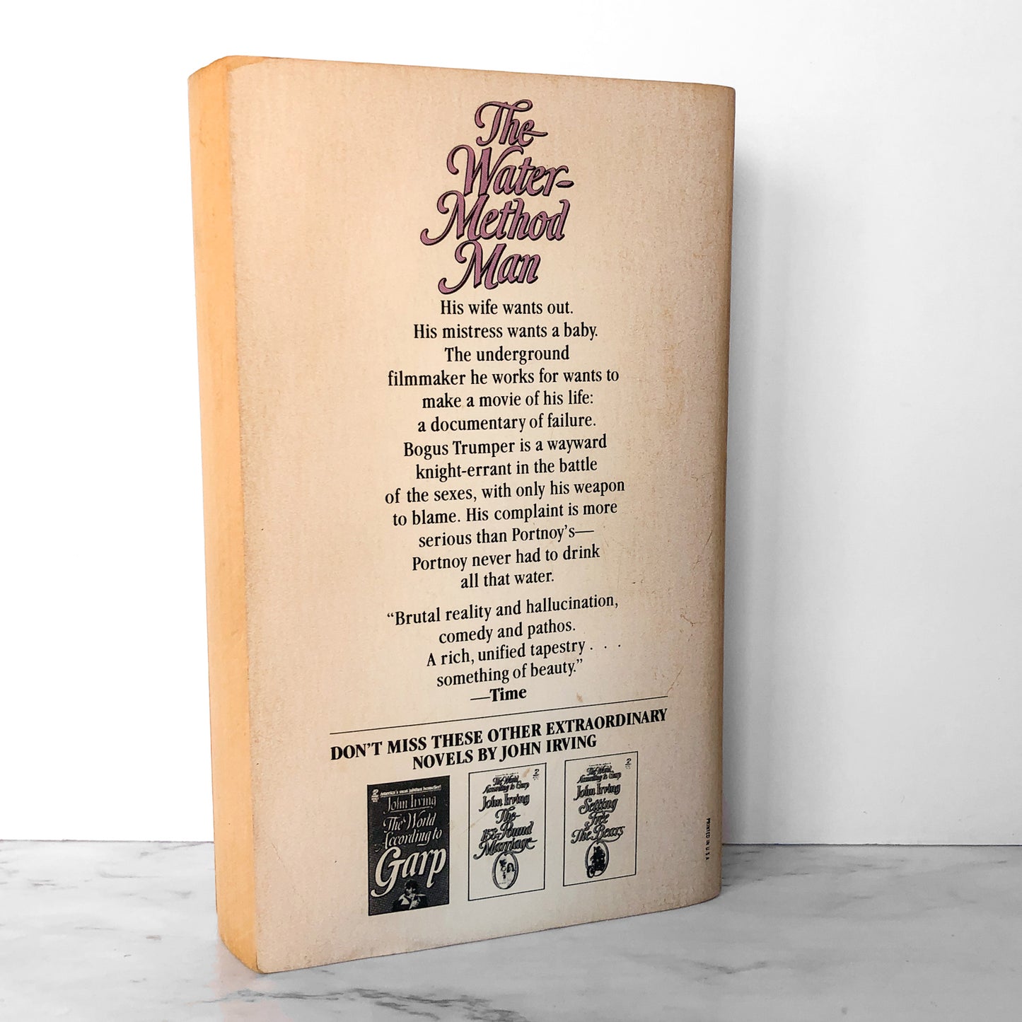 The Water Method Man by John Irving [FIRST PAPERBACK EDITION] 1978