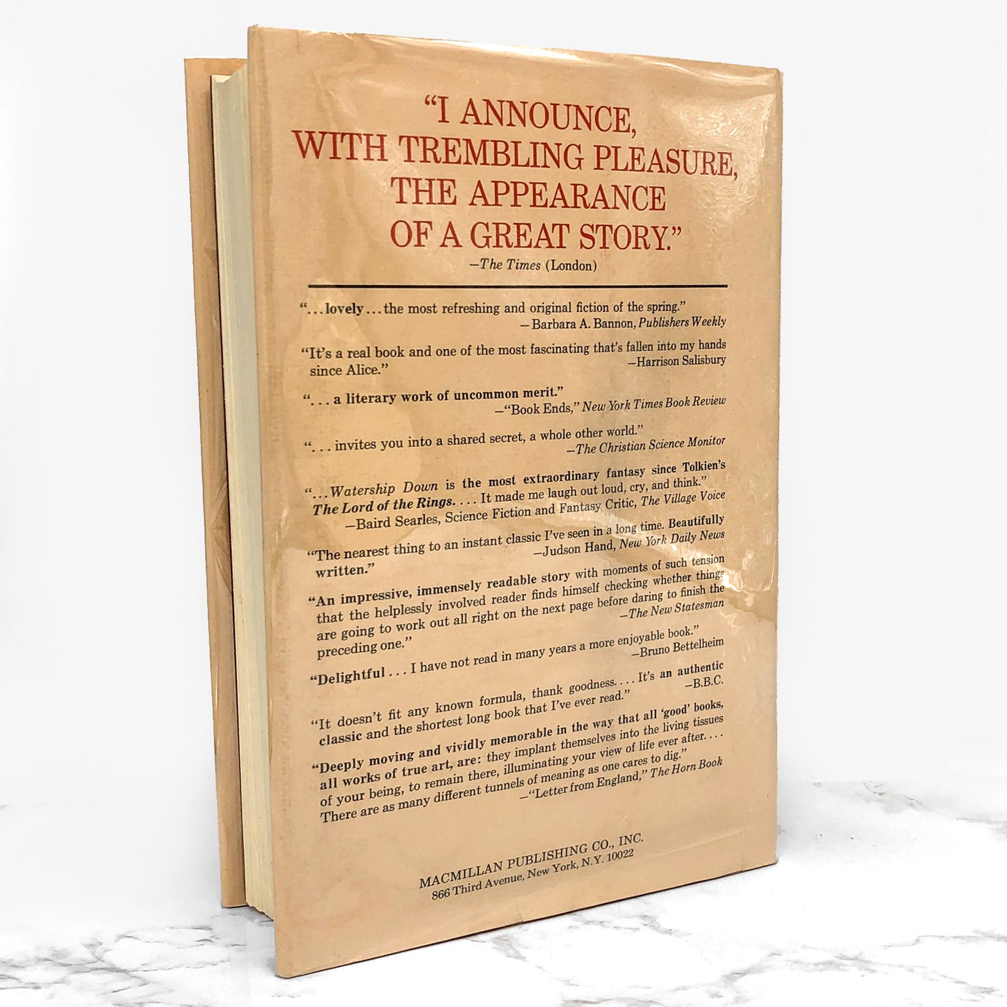 Watership Down by Richard Adams [1972 HARDCOVER]