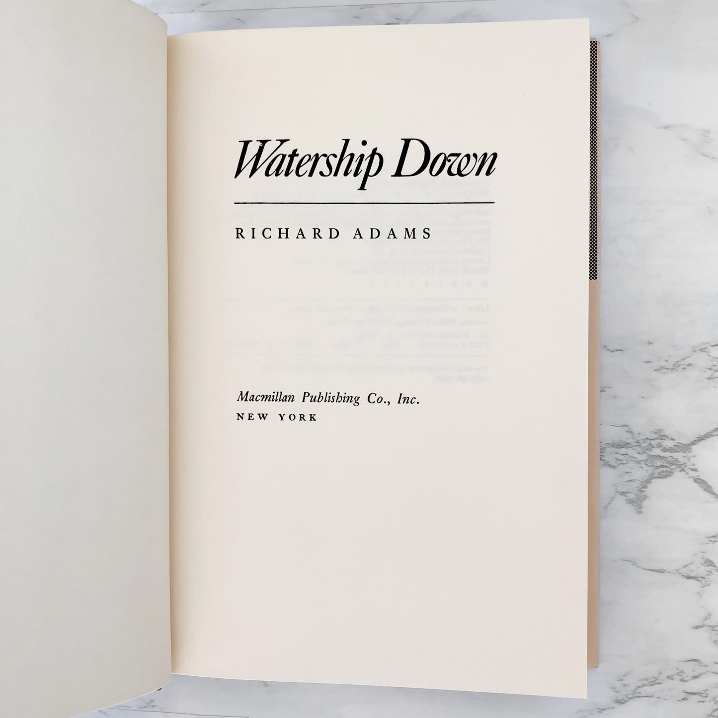Watership Down by Richard Adams [FIRST EDITION / SECOND PRINTING]
